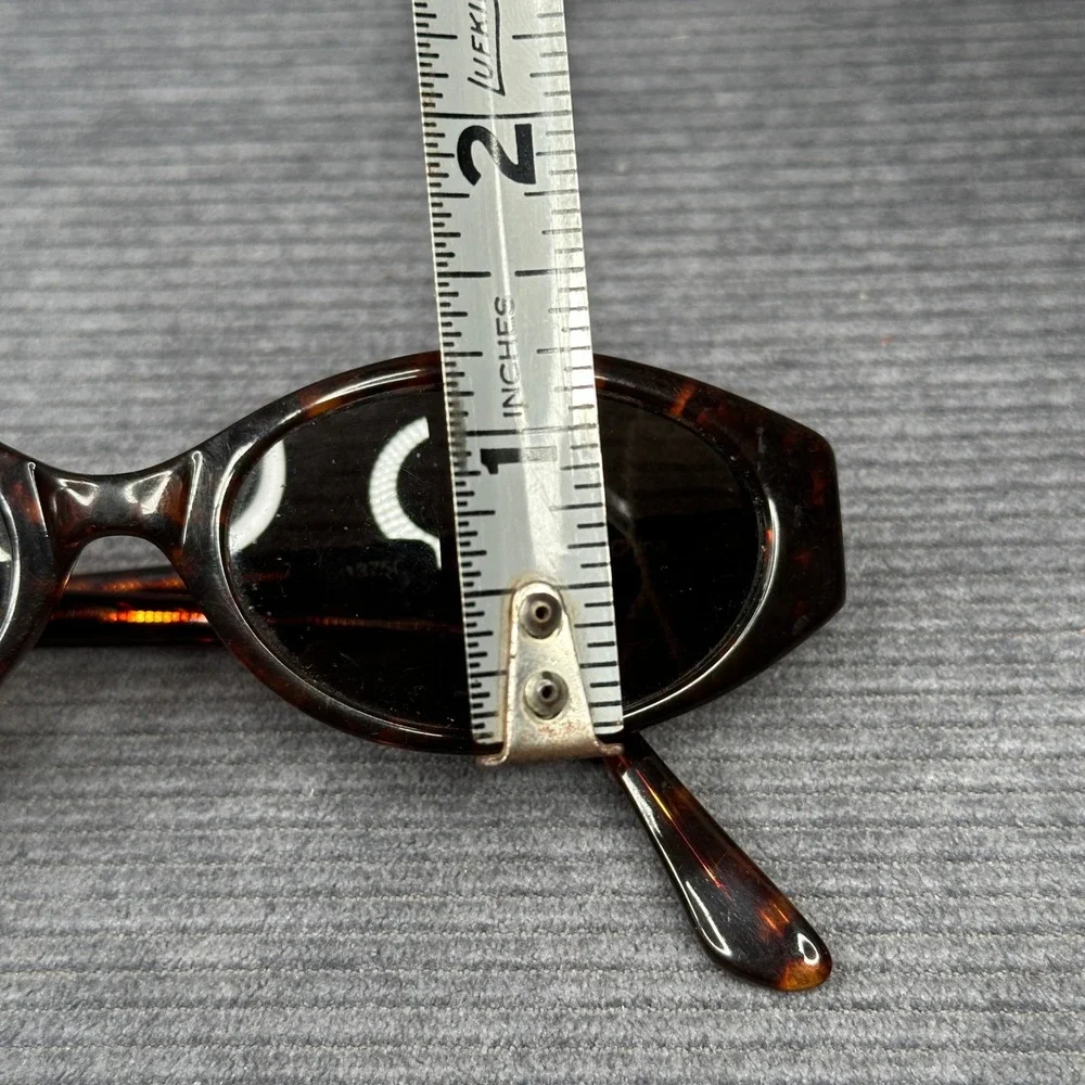 J.Crew Tortoiseshell Oval Y2K Sunglasses Brown Amber Vintage Style 13750